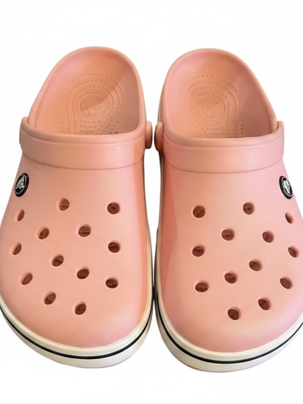 CROCS Women's Pink Crocs Classic Clogs - Size 8